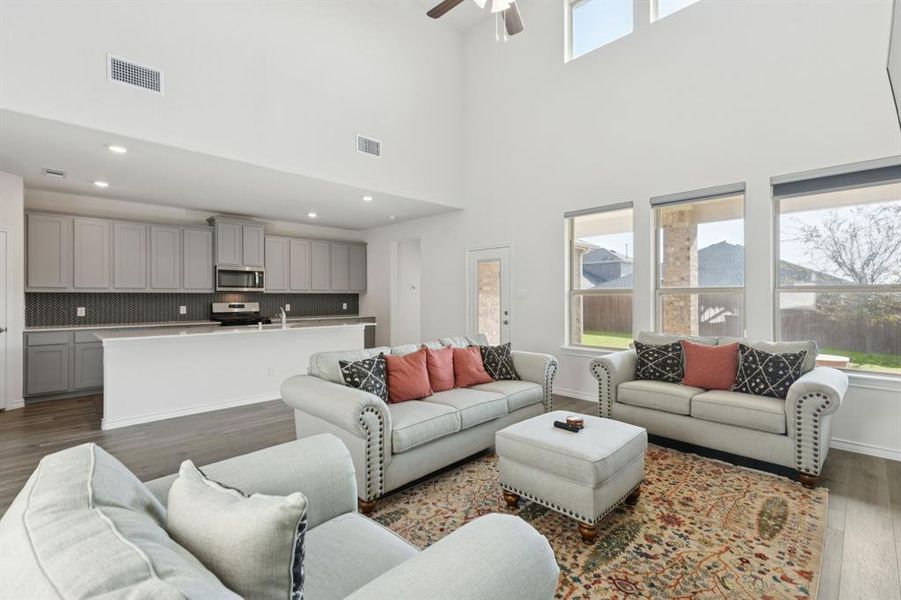 Furnished interior view inside a new home in , Anna (Image 10).