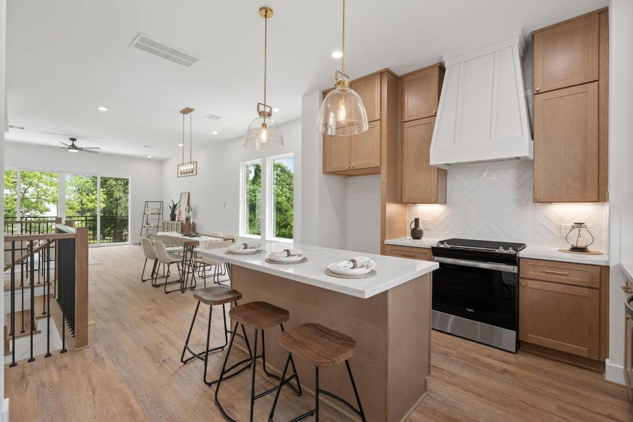 Furnished interior view inside a new home in , Houston (Image 32).