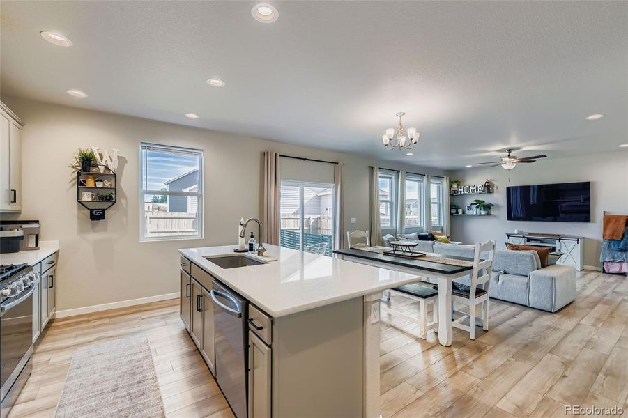 Furnished interior view inside a new home in , Lochbuie (Image 24).