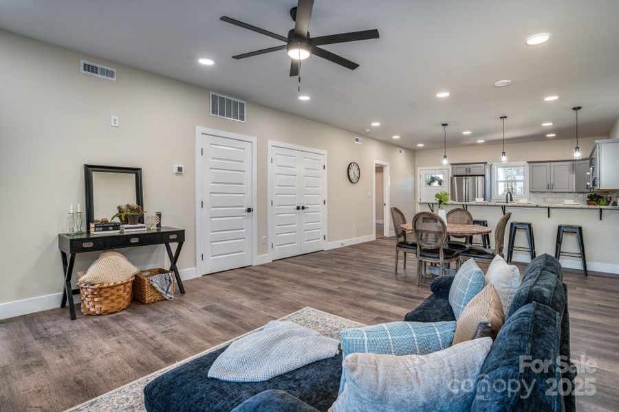 Furnished interior view inside a new home in , Brevard (Image 14).
