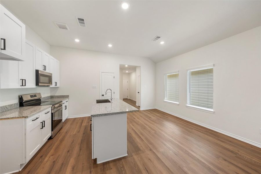 Furnished interior view inside a new home in , Willis (Image 4).