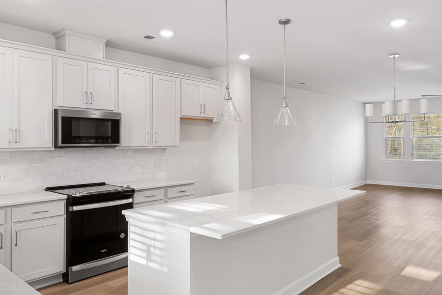 Furnished interior view inside a new home in , Summerville (Image 8).