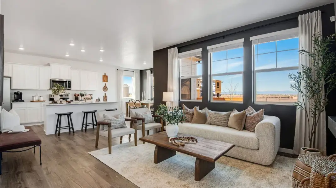 Furnished interior view inside a new home in Silver Peaks, Lochbuie (Image 5).