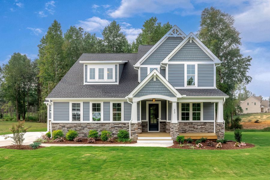 Representative exterior photo of a completed home built from the The Whitley by RobuckHomes in Baylee Ridge, Selma, NC (Image 25). Representative exterior photo of a completed home built from the The Whitley by RobuckHomes in Baylee Ridge, Selma, NC (Image 25).