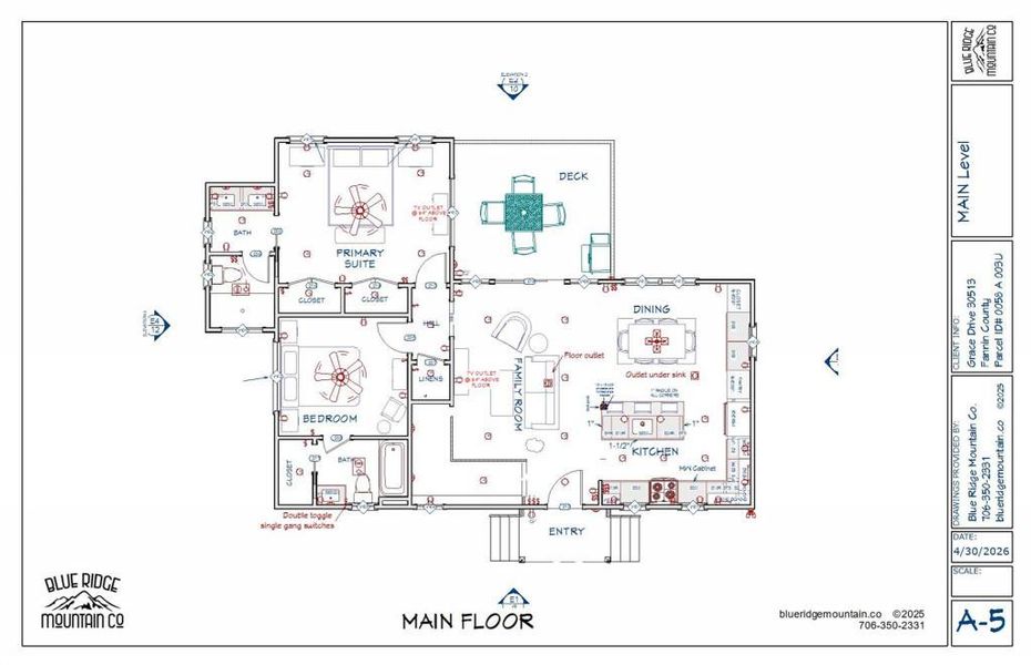 2D floor plan layout of this home in , Blue Ridge, GA (Image 5).