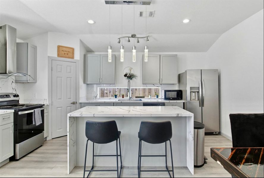 Furnished interior view inside a new home in , Houston (Image 9).