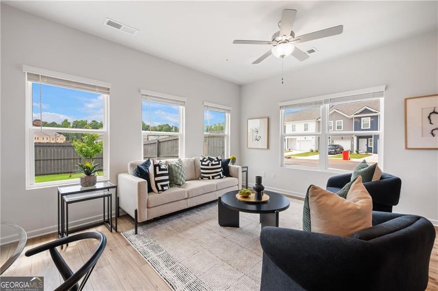 Furnished interior view inside a new home in , Jonesboro (Image 8).