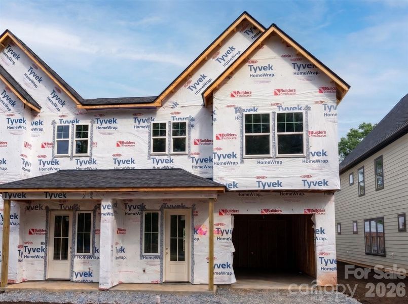 In-progress construction of a new home in , Charlotte, NC (Image 18).