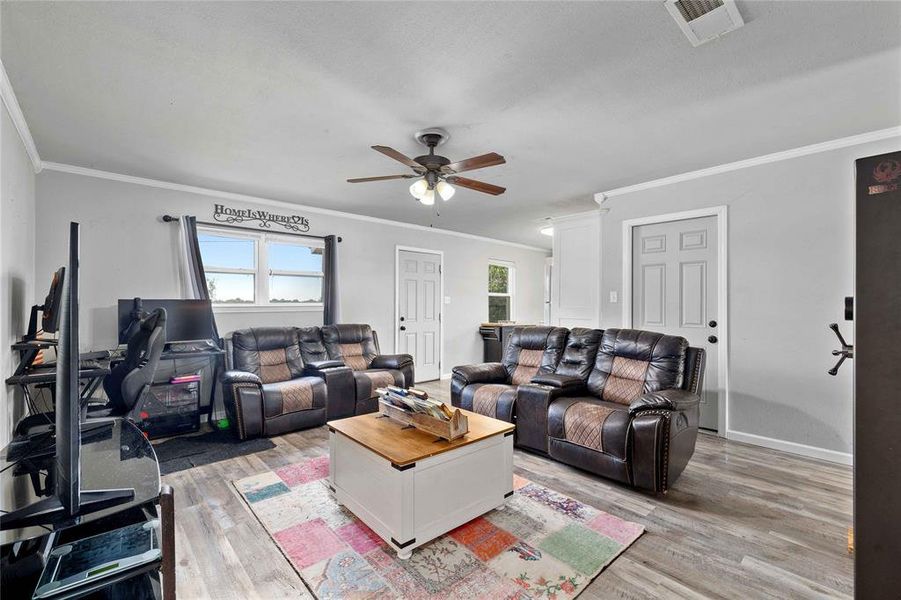 Furnished interior view inside a new home in , Brownwood (Image 10). Furnished interior view inside a new home in , Brownwood (Image 10).