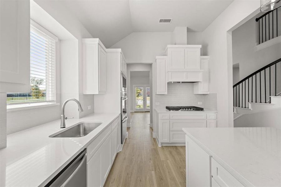 Furnished interior view inside a new home in Oaks of North Grove, Waxahachie (Image 11).