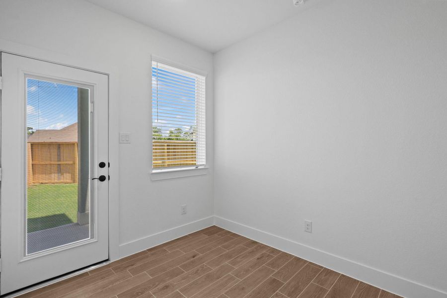 Spacious, unfurnished interior of a new home in Sienna, Missouri City (Image 7). Spacious, unfurnished interior of a new home in Sienna, Missouri City (Image 7).