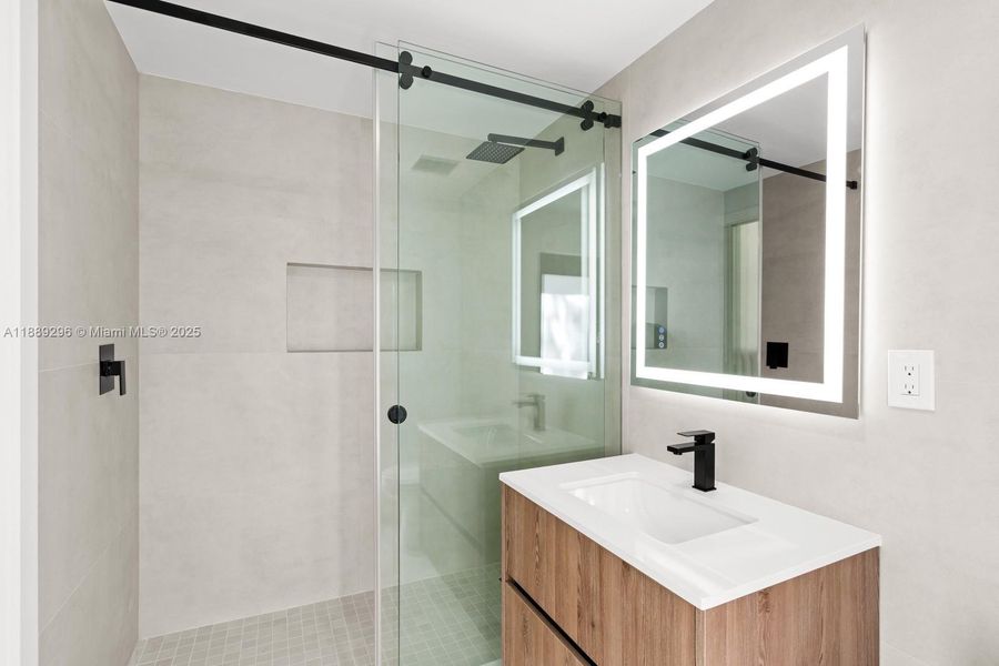 Furnished interior view inside a new home in , Miami (Image 6). Furnished interior view inside a new home in , Miami (Image 6).