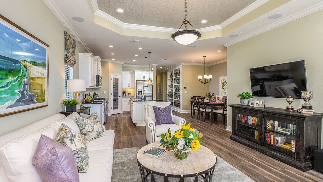 Furnished interior view inside a new home in Canoe Creek, Parrish (Image 15).