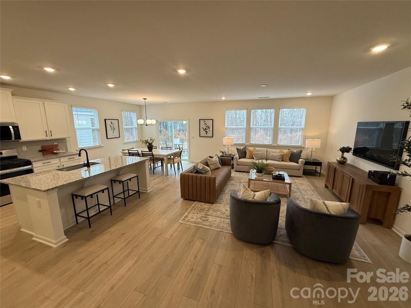 **staging does not come with the home, nor is it for sale.