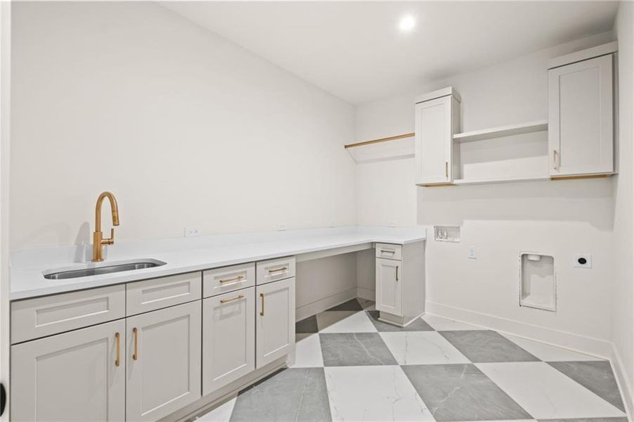 Furnished interior view inside a new home in , Marietta (Image 45).