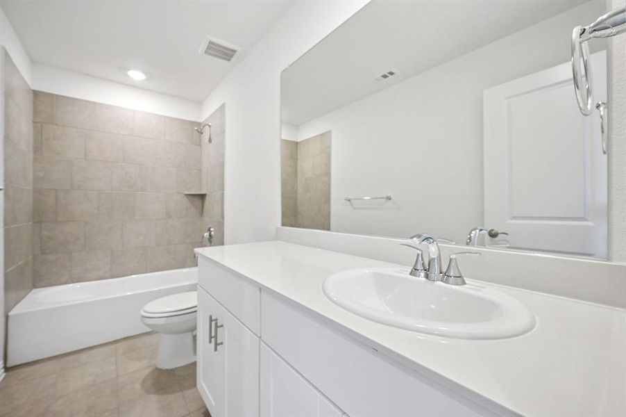 Photo is not of the actual home, but is an inspirational photo of builder’s model home and may depict options, furnishings, and/or decorator features that are not included.