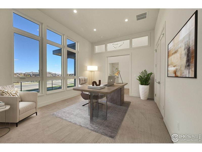 Furnished interior view inside a new home in , Berthoud (Image 9).