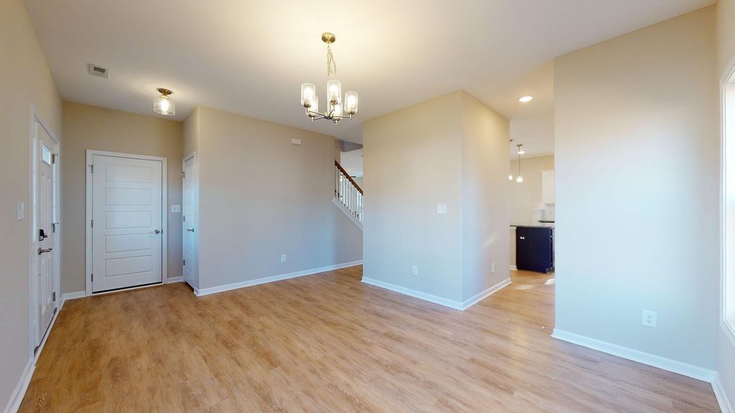 Representative unfurnished interior of a home built from the Jacob A by JC Jackson Homes,LLC in Heritage Pointe, Newport (Image 17).