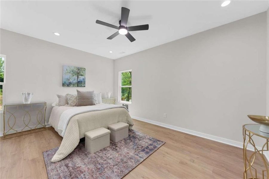 Furnished interior view inside a new home in , Atlanta (Image 14).