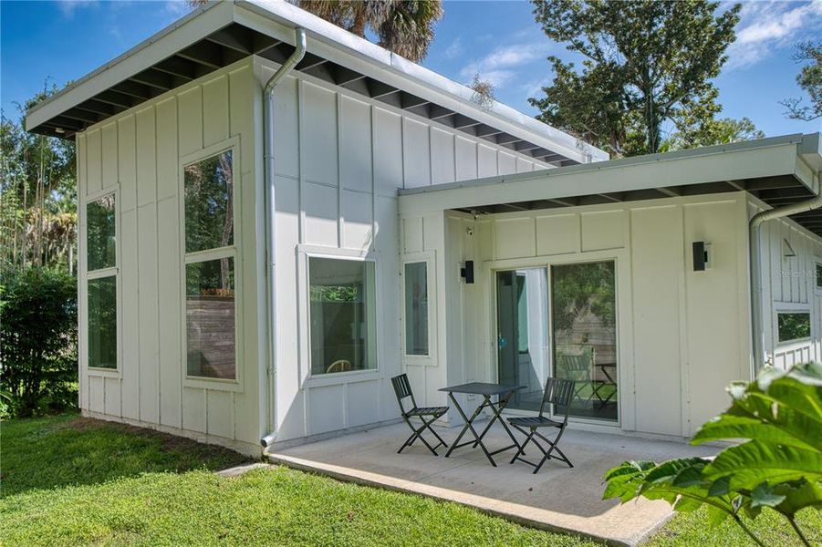 Exterior details and patio area of a home in , Palm Coast (Image 28). Exterior details and patio area of a home in , Palm Coast (Image 28).