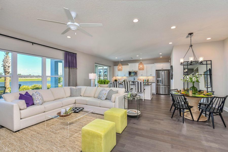 Representative furnished interior of a home built from the Honor by Neal Communities in Grand Park, Sarasota (Image 5).