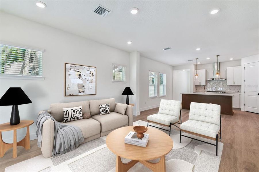 Family Room **Photos are of a Similar Home