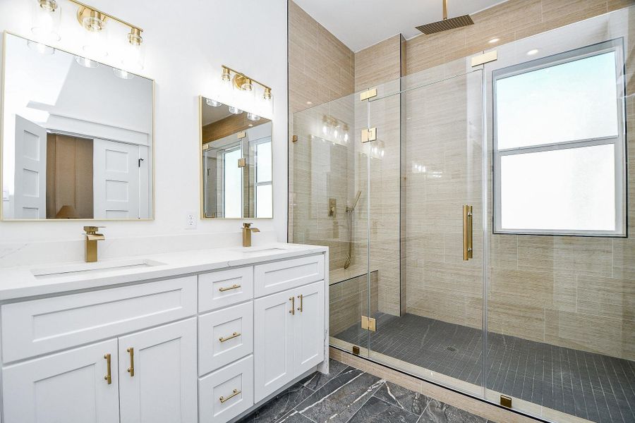 Furnished interior view inside a new home in , Houston (Image 16).