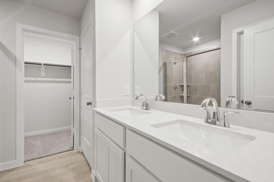 Furnished interior view inside a new home in Lakes at Black Oak, Magnolia (Image 8).