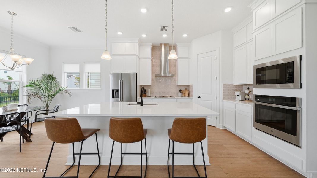 Furnished interior view inside a new home in Seven Pines 40' Front Entry, Jacksonville (Image 37).