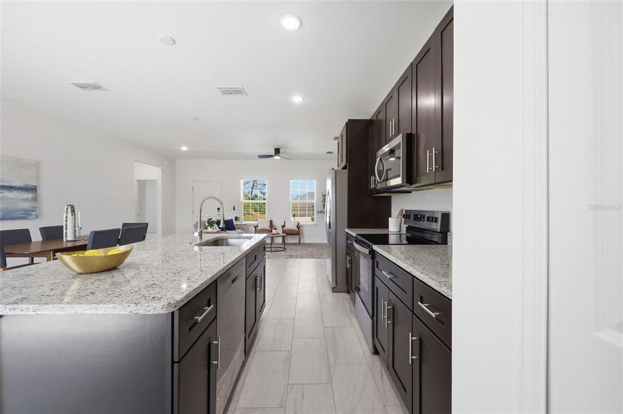 Furnished interior view inside a new home in , Ocala (Image 17).