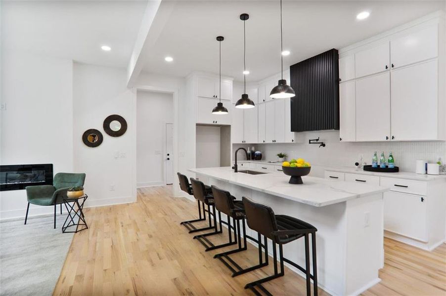 Furnished interior view inside a new home in , Atlanta (Image 6).