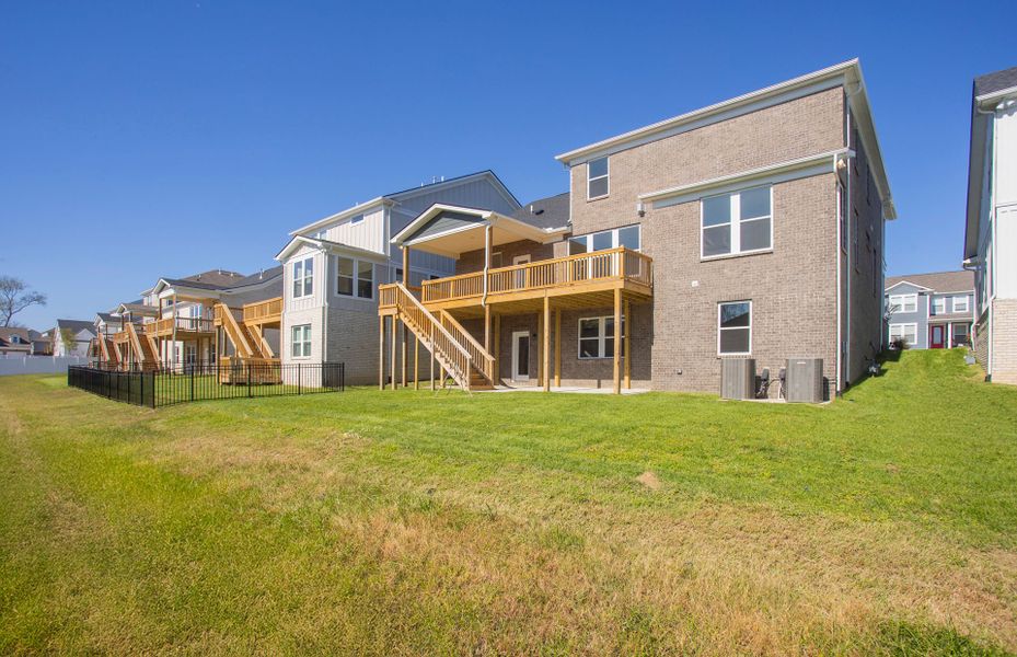 Exterior details and patio area of a home in Durham Farms, Hendersonville (Image 30). Exterior details and patio area of a home in Durham Farms, Hendersonville (Image 30).
