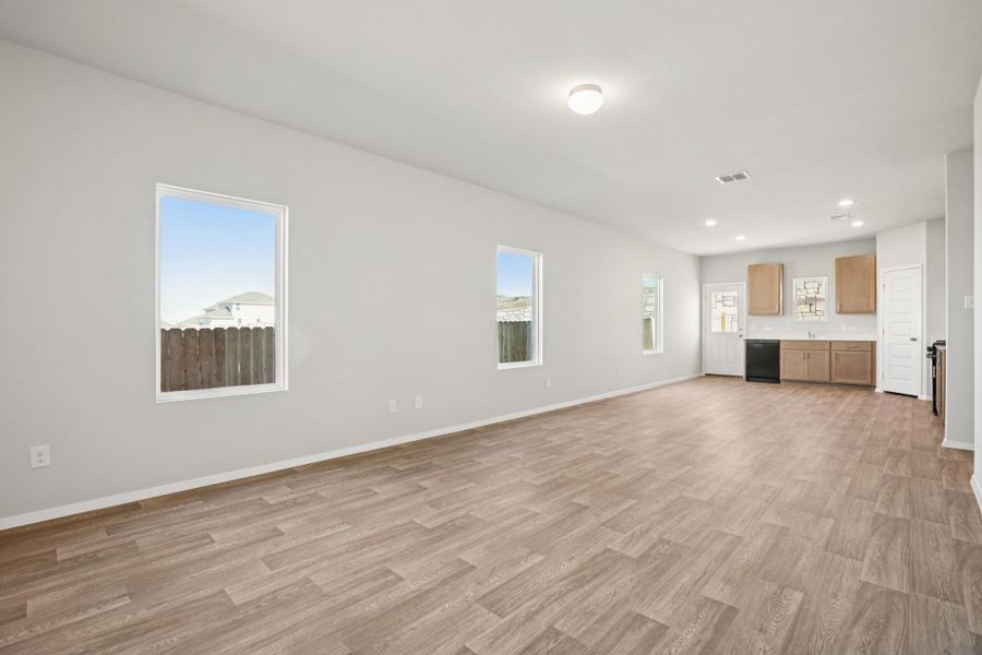 From Living Room to Open Concept Kitchen