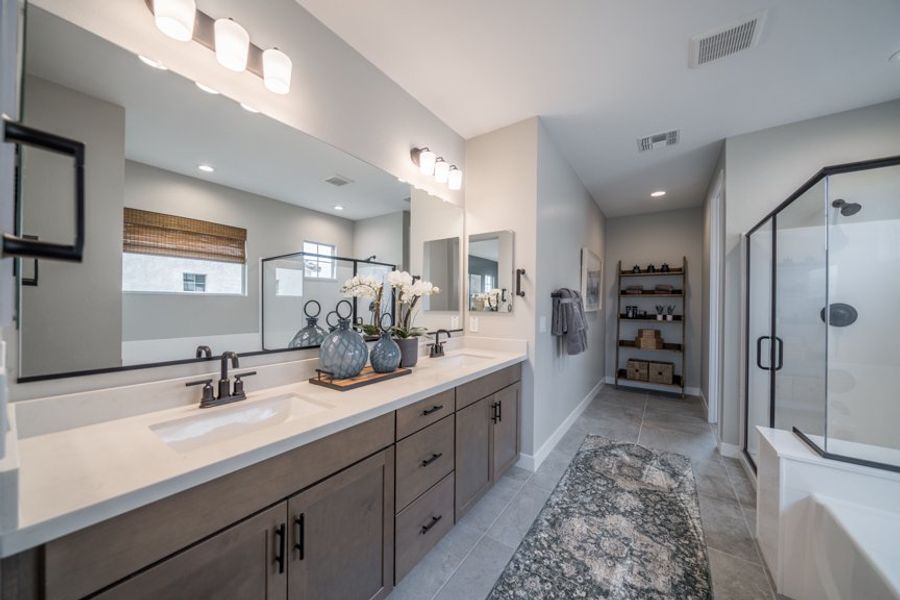 Furnished interior view inside a new home in Hawes Crossing Venture I Collection, Mesa (Image 11).