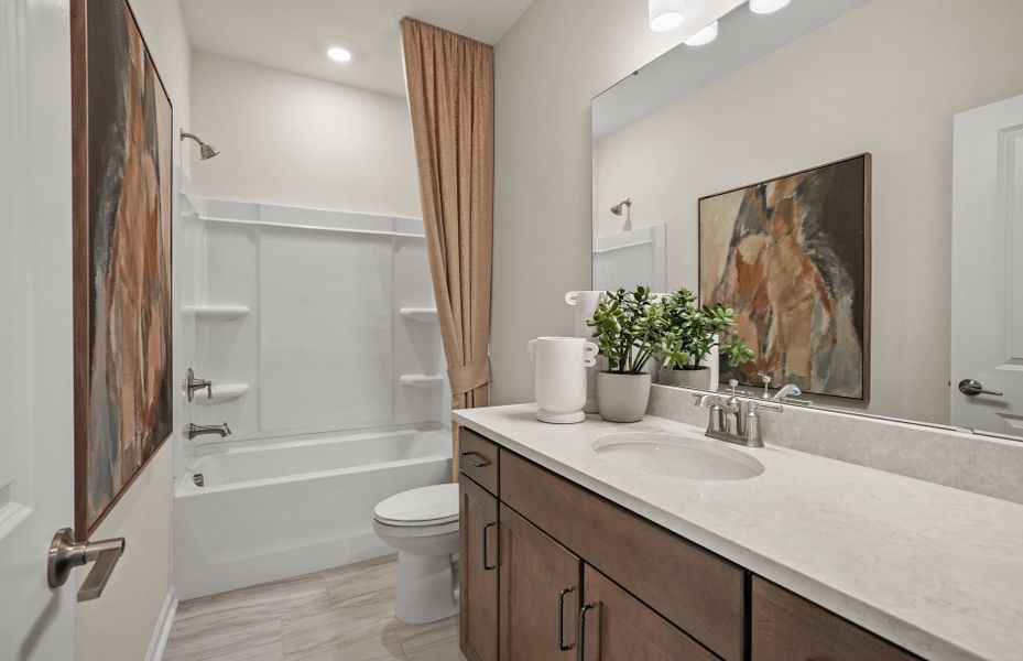Representative furnished interior of a home built from the Badin by Pulte Homes in Riverstone, Monroe (Image 31).