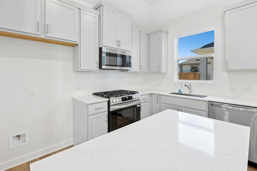 Furnished interior view inside a new home in Mayfair, New Braunfels (Image 7). Furnished interior view inside a new home in Mayfair, New Braunfels (Image 7).