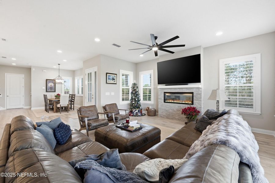 Furnished interior view inside a new home in , St. Johns (Image 36).