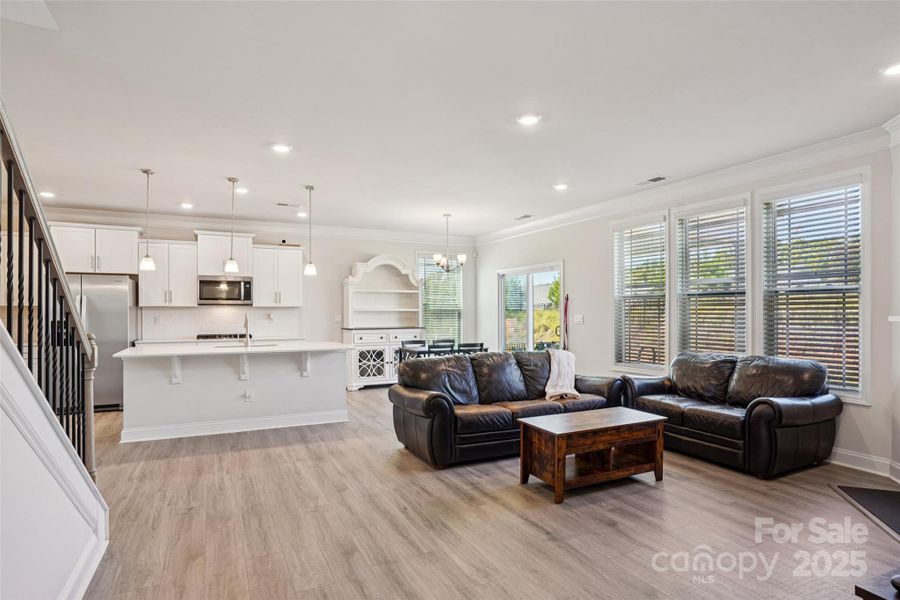 Furnished interior view inside a new home in Falls Cove, Troutman (Image 29).