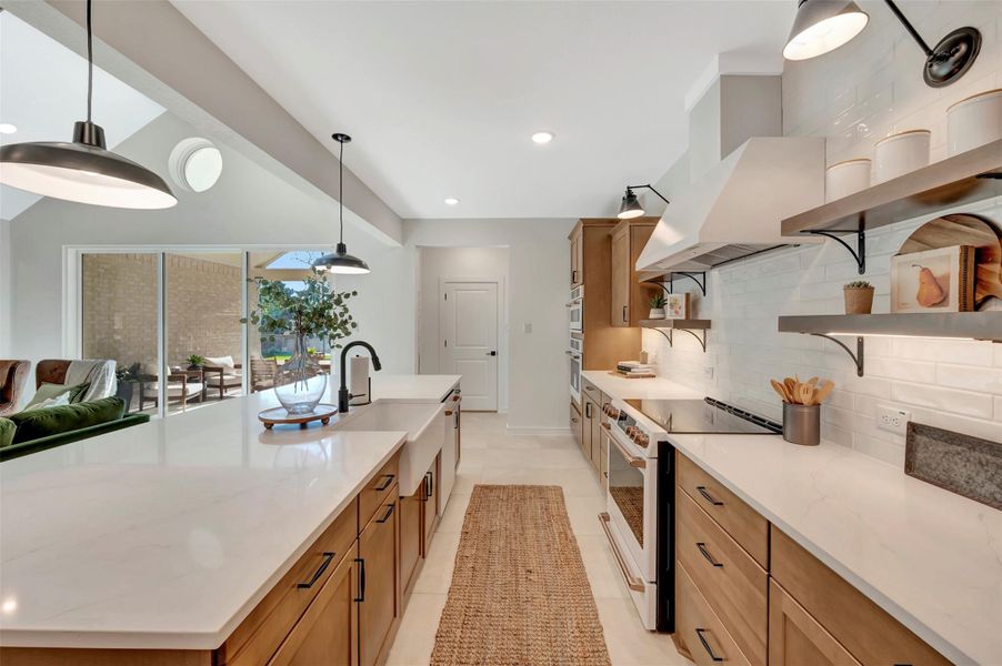 Gourmet island kitchen (*Photo not of actual home and used for illustration purposes only.) Gourmet island kitchen (*Photo not of actual home and used for illustration purposes only.)