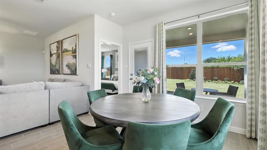 Furnished interior view inside a new home in The Canyons, Keene (Image 24).