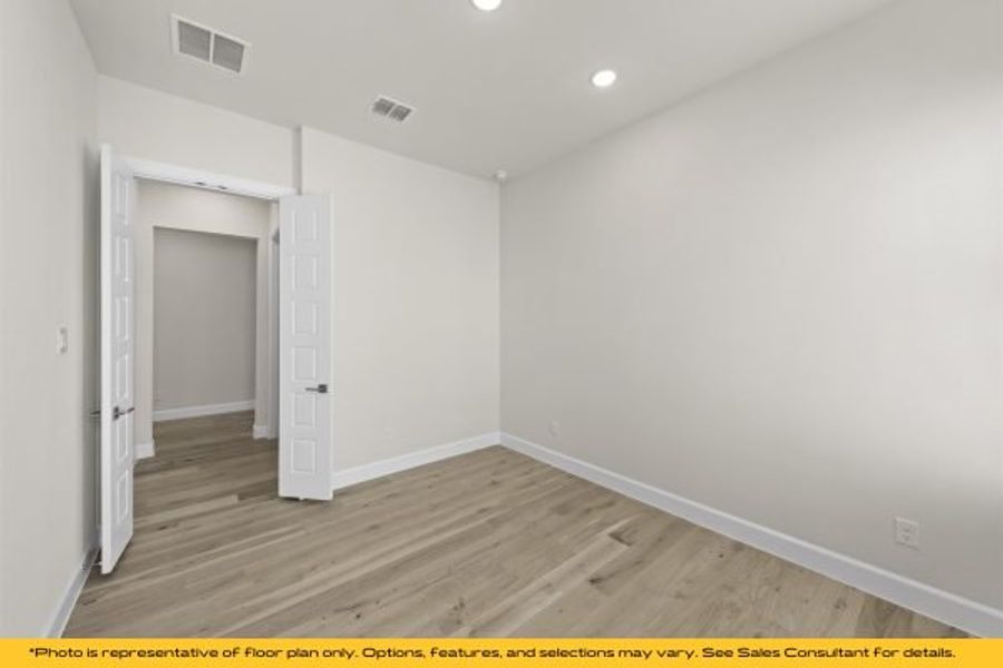 Representative unfurnished interior of a home built from the The Cayman by Stonefield Homes in The Highlands, Rockwall (Image 101).