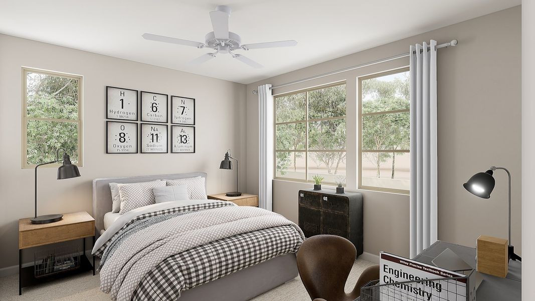 Representative furnished interior of a home built from the Willow Plan 40-9 by Tri Pointe Homes in Soleo, San Tan Valley (Image 12).