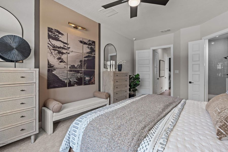 Furnished interior view inside a new home in Santa Rita Ranch, Liberty Hill (Image 40).