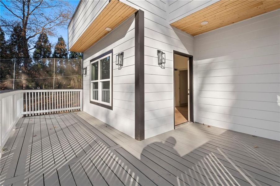 Exterior details and patio area of a home in , Atlanta (Image 27).