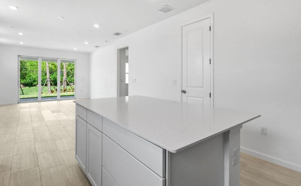 Furnished interior view inside a new home in Costa Pointe, Vero Beach (Image 10).