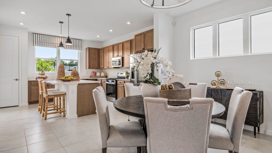 Great Room - Model shown is from sister community