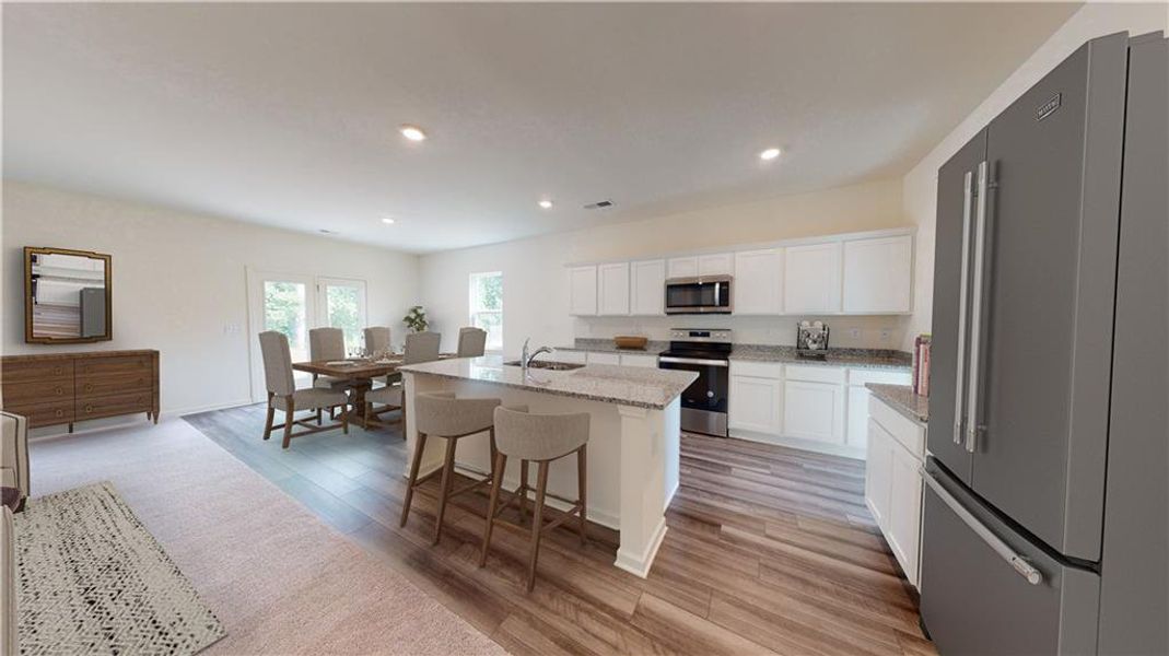 Furnished interior view inside a new home in Kendall Grove, McDonough (Image 4).