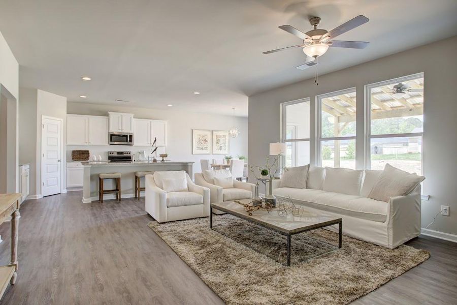 Furnished interior view inside a new home in Sutton's Landing, Statham (Image 12).