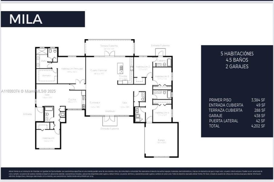 2D floor plan layout of this home in , Homestead, FL (Image 3). 2D floor plan layout of this home in , Homestead, FL (Image 3).