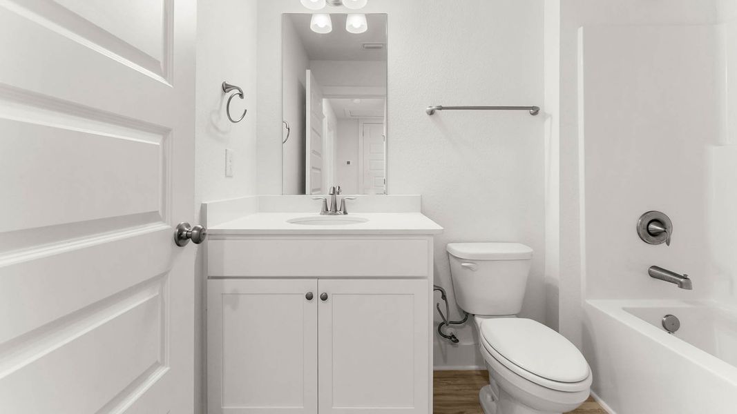 Furnished interior view inside a new home in Palm Street Townhomes, Destin (Image 14).